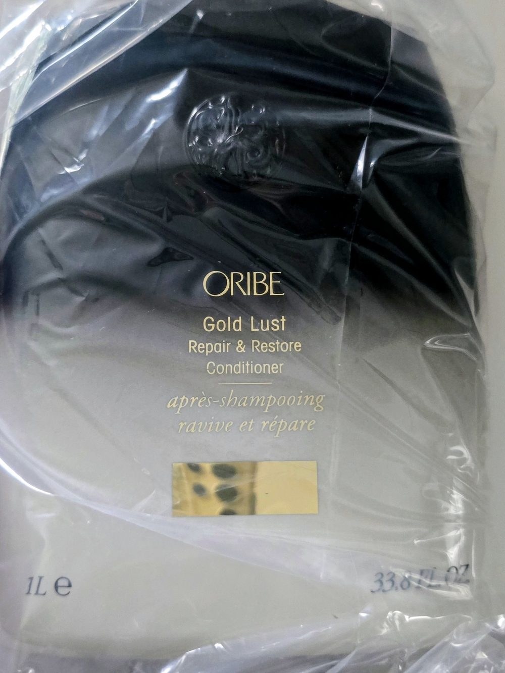 Brand NEW Oribe Gold Lust Repair & Restore Shampoo & Conditioner — LITER SIZES - Picture 3 of 6